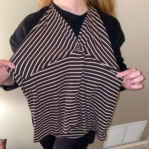 Halter-Top with striped pattern